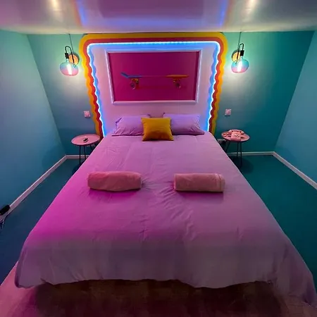 Apartament Funky House - Jacuzzi - Salle De Cinema & Netflix - Billard - Nintendo Switch & Jeux Douai