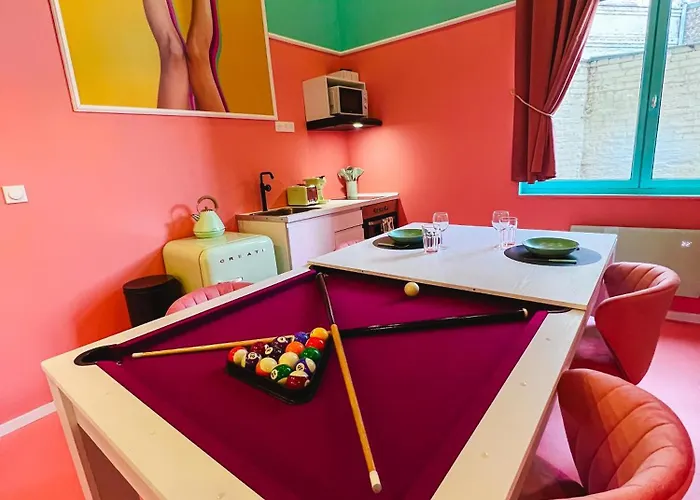 Funky House - Jacuzzi - Salle De Cinéma&netflix - Billard - Nintendo Switch&jeux Apartamento Douai
