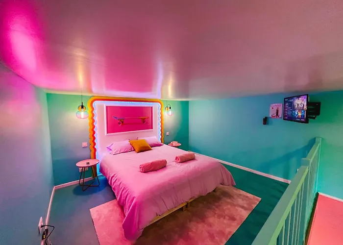 Appartement Funky House - Jacuzzi - Salle De Cinéma&netflix - Billard - Nintendo Switch&jeux Douai